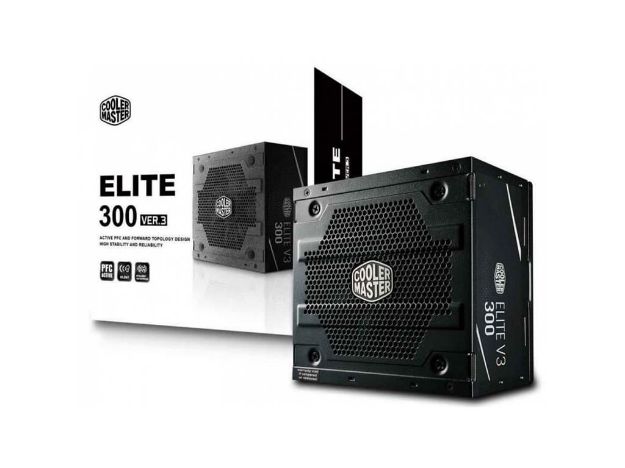 imagem de Fonte Cooler Master Elite V3 Full Range 300w (Sem Cabo de Forca) Pfc Ativo - Mpw-3001-Acaan1-Wo