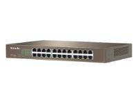 imagem de Switch Tenda Fast Ethernet de 24 Portas 10/100 Mbps - Tef1024d