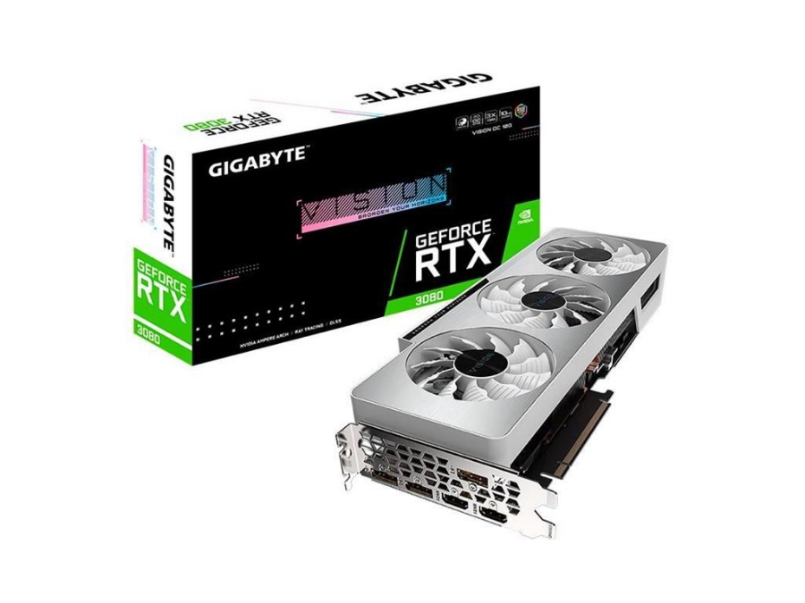 imagem de Placa de Video Gigabyte Geforce Rtx 3080 Vision Oc 10gb Gddr6x - Gv-N3080vision Oc-10gd G20