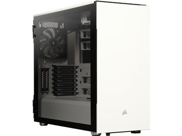 imagem de Gabinete Corsair Carbide 678c Lateral em Vidro Temperado Atx Mid-Tower Branco - Cc-9011170-Ww