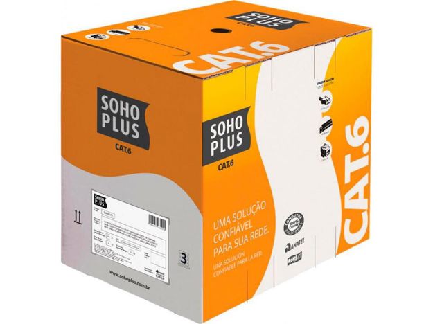 imagem de Cabo Furukawa Sohoplus U/Utp Cat6 Azul Claro - 23400174