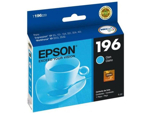 imagem de Cartucho Epson Ciano 4ml - T196220-Br
