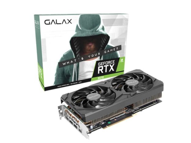 imagem de Placa de Video Galax Geforce Rtx 3070 1-Click Oc Lhr Pci-E 8gb - G-A46sb-37nsl6md2kch-Ancg