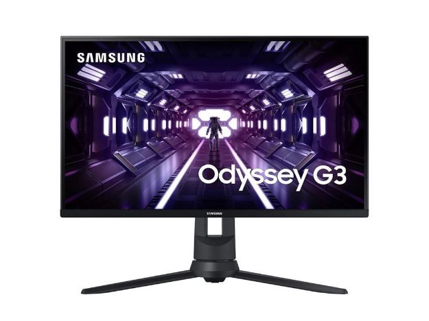 imagem de Monitor Samsung 27" Led/Va Gamer Odyssey G3 Fhd 144hz 1ms Hdmi Dislay Port Freesync c/ Ajuste de Altura(Pivot)-Lf27g35tf