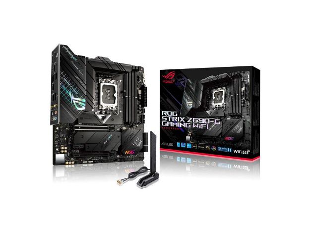 imagem de Placa Mae Asus Intel (Lga 1700) Micro Atx Ddr5 - Rog Strix Z690-G Gaming Wifi
