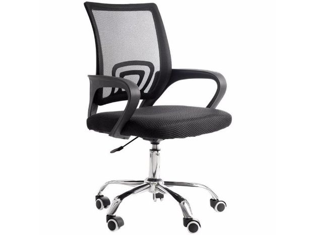 imagem de Cadeira de Escritorio Pctop Home Office Fit Preta - 1001