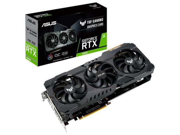 imagem de Placa de Video Asus Geforce Rtx 3060 12gb Gddr6 192 Bits Lhr * - Tuf-Rtx3060-O12g-V2-Gaming