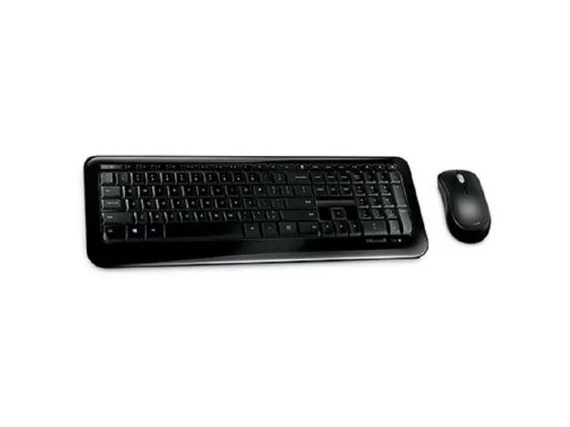 imagem de Kit Teclado e Mouse Microsoft Wireless 850 Preto - Py900021