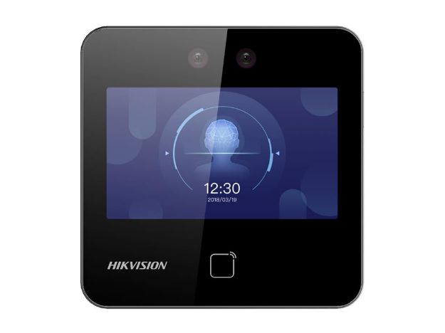 imagem de Controle de Acesso Facial c/ Video Porteiro Hikvision Ds-K1t343mx 1.500 Faces Mifare 13,56mhz