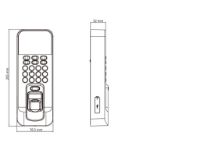 imagem de Controle de Acesso Hikvision Ds-K1t804bef em 125khz