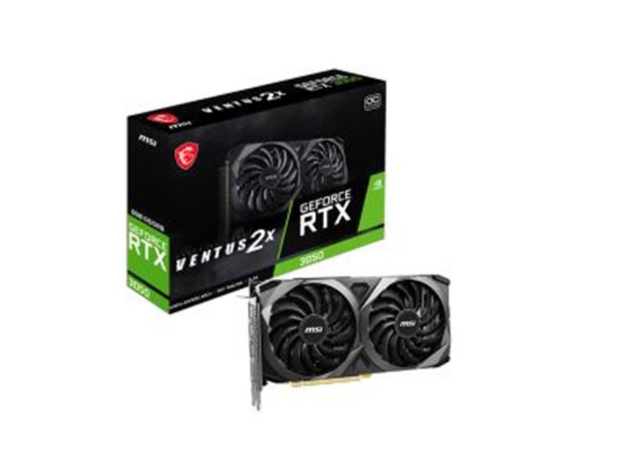 imagem de Placa de Video Msi Geforce Rt 3050 Ventus 2x 8gb Oc Gddr6 - 912-V397-448