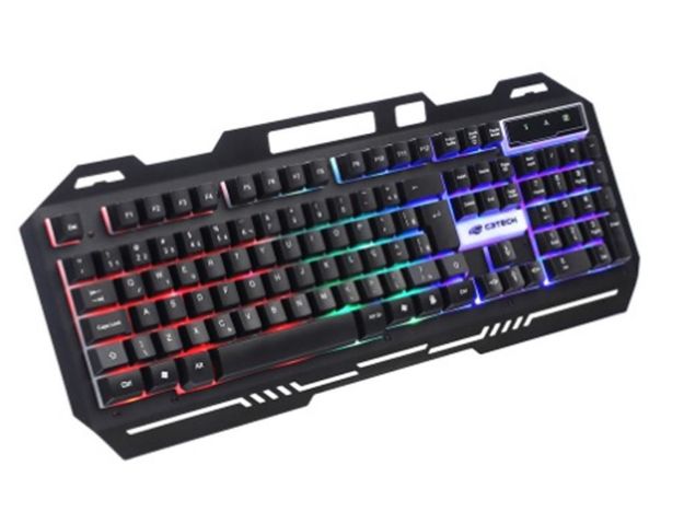 imagem de Teclado Usb C3tech Gamer Kg-40bk Preto/Led - 403050760100