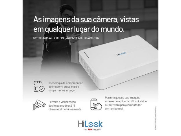 imagem de Dvr 16 Canais 1mp Hilook Dvr-116g-K1