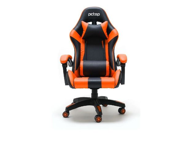 imagem de Cadeira Gamer Pctop Laranja - Pc6022-Re