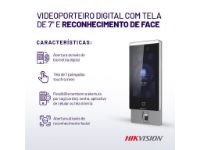 imagem de Controle de Acesso Facial c/ Video Porteiro Hikvision Ds-K1t671mf-L 10.000 Faces