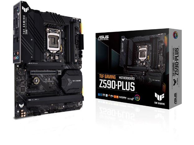 imagem de Placa Mae Asus Intel (Lga 1200) Atx Ddr4 Wifi - Tuf Gaming Z590-Plus