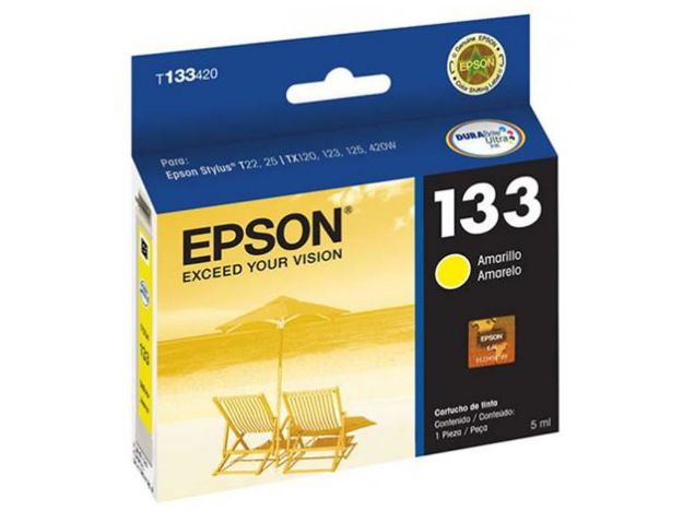 imagem de Cartucho Epson Amarelo 5ml - T133420-Br