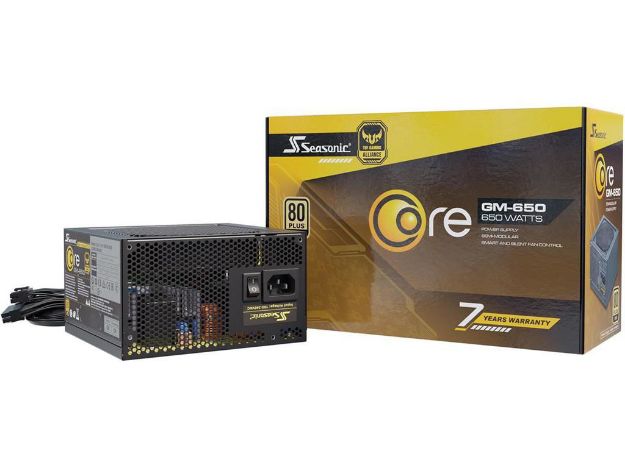 imagem de Fonte Seasonic 650w 80 Plus Gold Atx 12v Core - Ssr-650lm