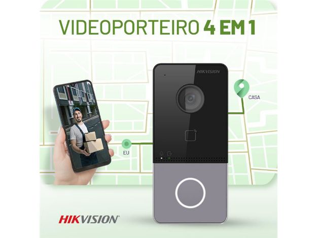 imagem de Video Porteiro Hikvision Ds-Kv6113-Wpe1(B)
