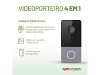 imagem de Video Porteiro Hikvision Ds-Kv6113-Wpe1(B)