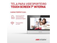 imagem de Tela 7" Touch P/ Video Porteiro Hikvision Ds-Kh6320-Wte1