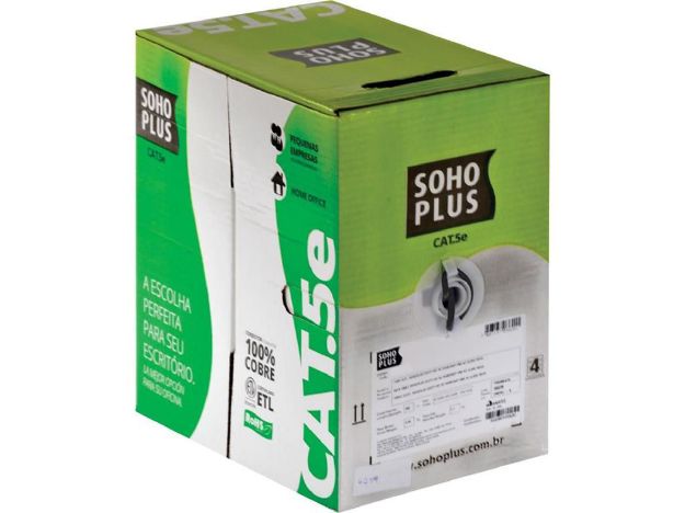 imagem de Cabo Furukawa Sohoplus U/Utp Cat5e Preto - 23200100