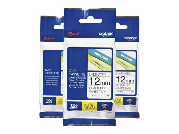 imagem de Fita para Rotulador Brother com 03 Fitas Tze231m3 X