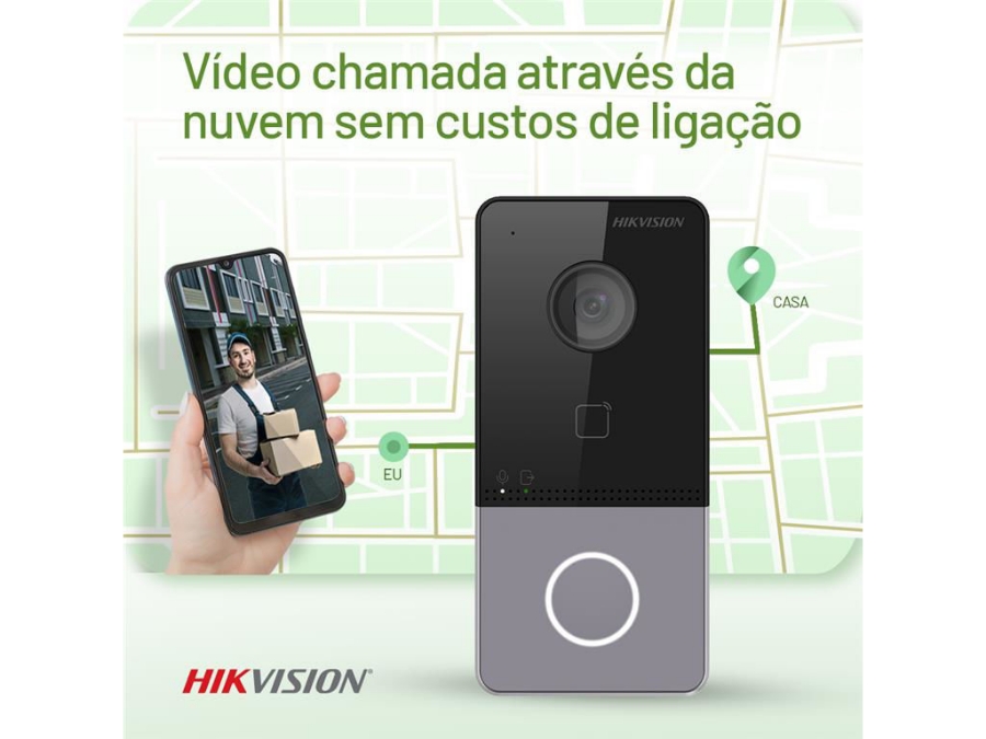 imagem de Videoporteiro Ip Hikvision Ds-Kv6113-Wpe1