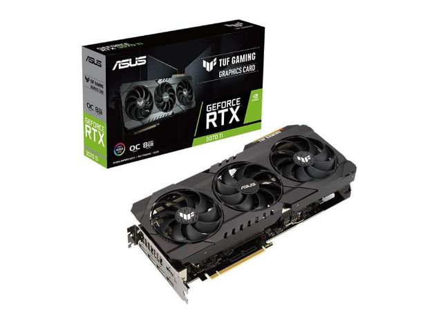 imagem de Placa de Video Asus Geforce Rtx 3070 Ti 8gb Gddr6 256 Bits * - Tuf-Rtx3070ti-O8g-Gaming
