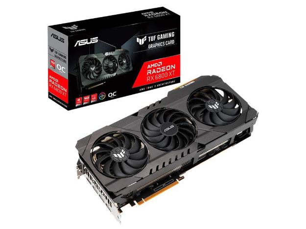imagem de Placa de Video Asus Radeon Rx 6800xt Tuf Gaming 16gb Gddr6 256 Bits * - Tuf-Rx6800xt-O16g-Gaming