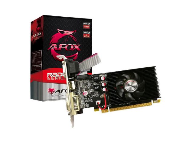imagem de Placa de Video Afox Radeon R5 230 1gb Ddr3 64 Bits - Hdmi - Dvi - Vga - Afr5230-1024d3l4