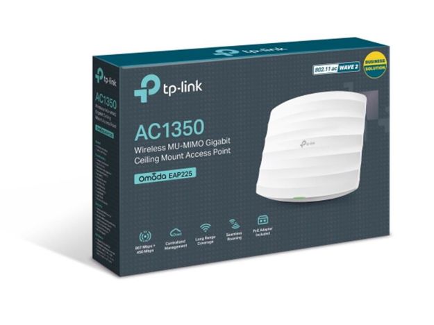 imagem de Access Point Tp-Link Eap225 Wireless Gigabit Mu-Mimo Montavel em Teto Ac1350