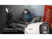 imagem de Camera Analogica 2mp Dome 2.8mm Colorvu Hikvision Ds-2ce72df8t-F(2.8mm)