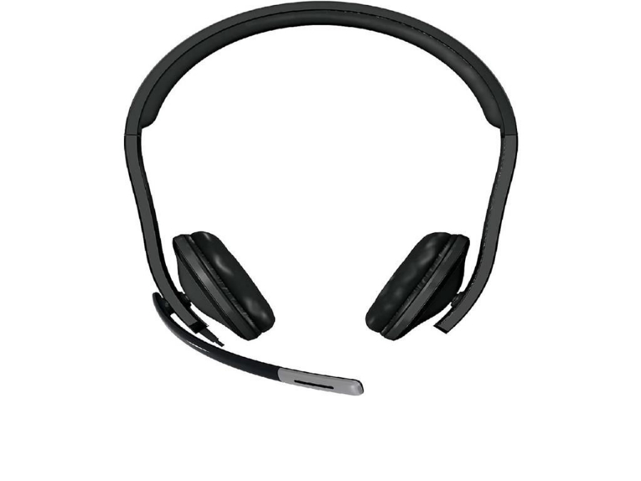 imagem de Fone com Microfone Microsoft Lx-6000 Usb Caixa Parda - 7xf00001