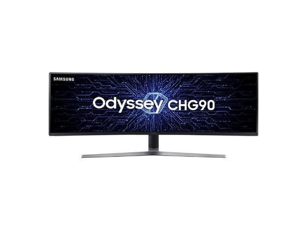 imagem de Monitor Samsung 49" Qled Gamer Curvo Odyssey Chg90 Fhd 144hz 1ms 2xhdmi Usb Display Port Altura e Rotacao-Lc49hg90dmlxzd