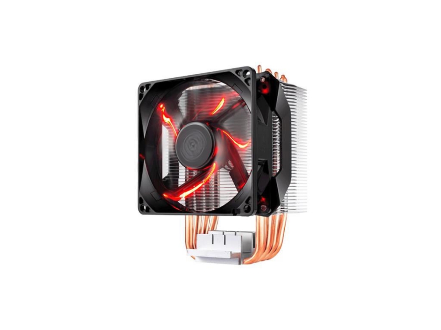 imagem de Air Cooler P/ Processador Cooler Master Hyper H410r (Led Vermelho) com 4 Heatpipes e Ventoinha 92mm - Rr-H410-20pk-R1
