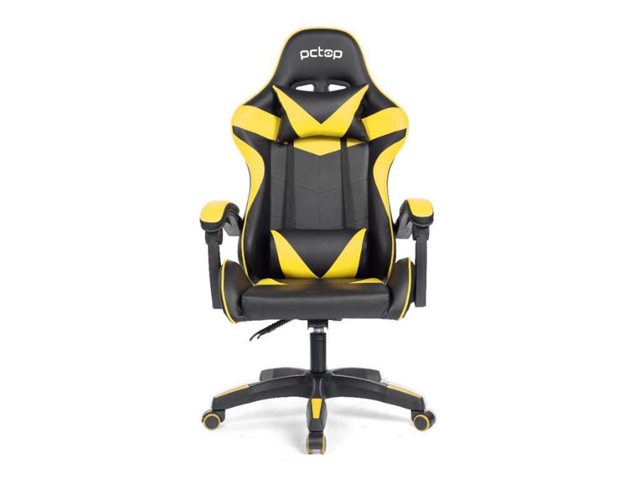imagem de Cadeira Gamer Pctop Strike Amarela - 1005