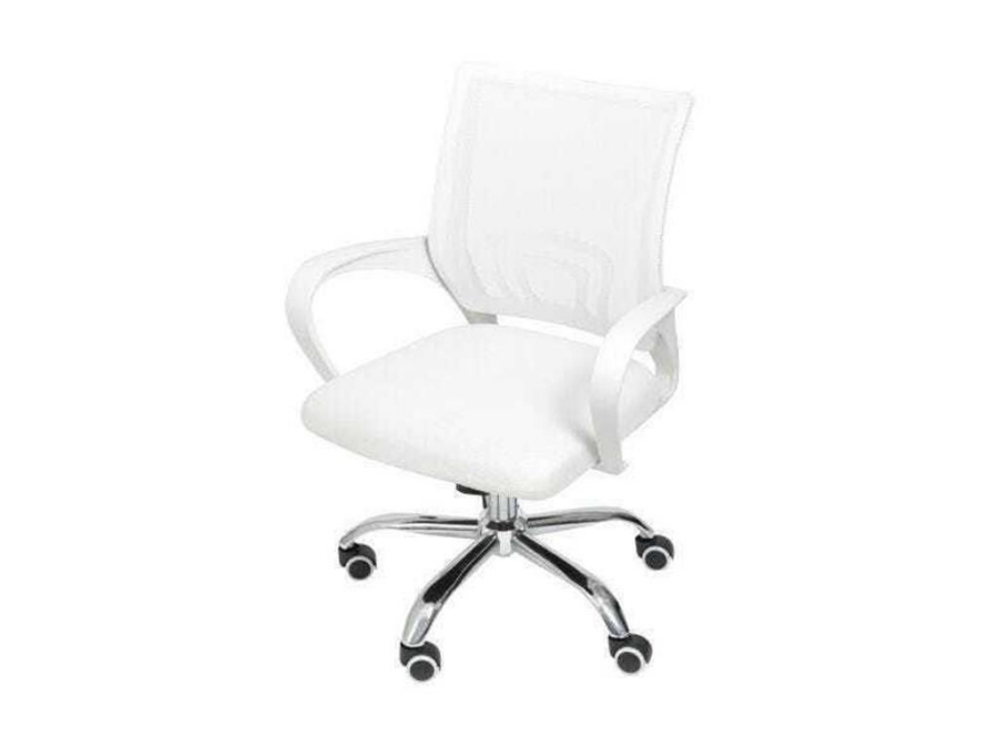 imagem de Cadeira de Escritorio Pctop Home Office Fit Branca - 1001