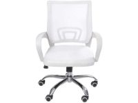 imagem de Cadeira de Escritorio Pctop Home Office Fit Branca - 1001