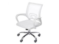 imagem de Cadeira de Escritorio Pctop Home Office Fit Branca - 1001