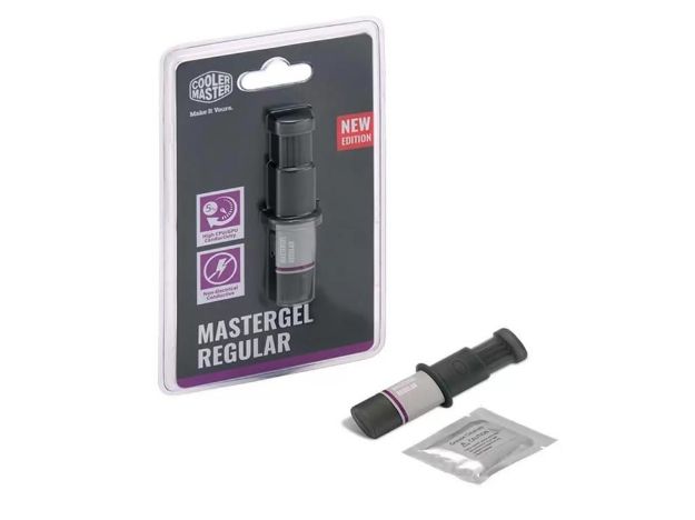 imagem de Pasta Termica Cooler Master Mastergel Regular 1,5ml Cinza 5 W/M-K - Mgx-Zosg-N15m-R2