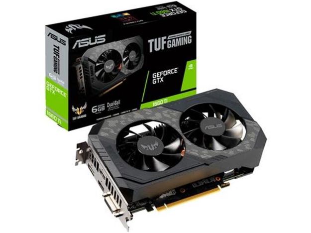 imagem de Placa de Video Asus Geforce Gtx 1660 Ti 6gb Gddr6 192 Bits * - Tuf-Gtx1660ti-O6g-Evo-Gaming