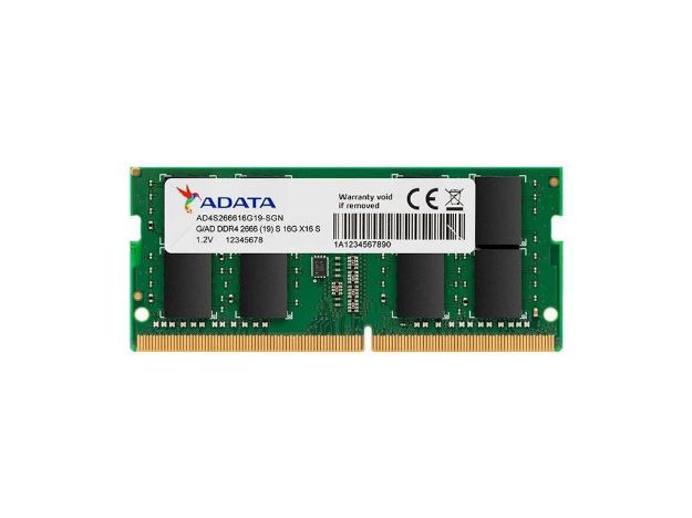 imagem de Memoria Adata P/ Note 16gb Ddr4 2666mhz So-Dimm - Ad4s266616g19-Sgn