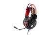 imagem de Headset Gamer Hayom Drivers 40mm P2 Usb Vermelho/Preto - Hf2207