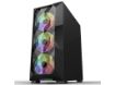 imagem de Gabinete Hayom Gamer Lateral de Vidro Atx/Micro-Atx/Mini-Atx 3 Fans Rgb - Gb1710