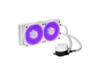 imagem de Water Cooler P/ Processador Cooler Master Masterliquid Ml240l V2 Rgb White Edition, Radiador 240mm - Mlw-D24m-A18pc-Rw