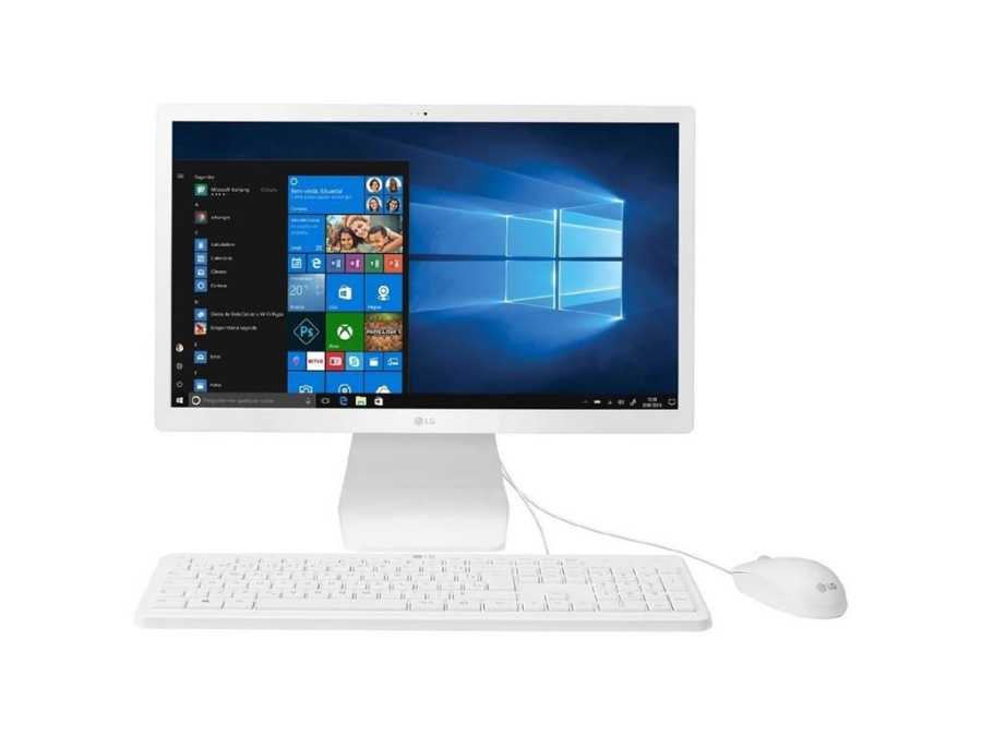 imagem de All In One Lg Windows 11 Home Celeron, 4gb, 500gb de Hd - 22v280-L.By42p2