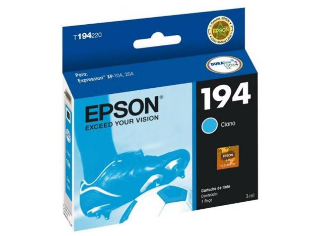 imagem de Cartucho Epson Ciano 5ml - T194220-Br