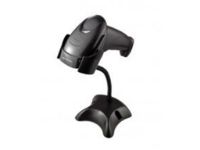 imagem de Leitor de Codigo de Barras C3tech Usb Laser com Suporte Preto - Lb-50bk