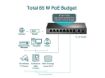 imagem de Switch de Mesa Tp-Link Tl-Sf1009p(Un) Fast Ethernet 9 Portas (8 Portas Poe+ ) 10/100mbps - Tpn0245